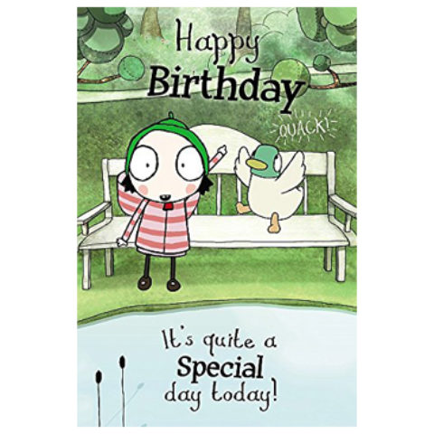 Sarah & Duck Birthday Cards