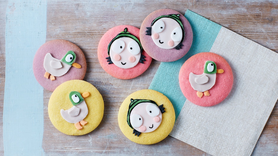 Sarah and duck cookies