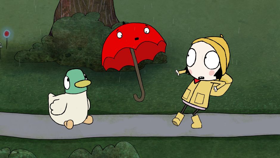 Umbrella and the Rain - Sarah and Duck Official Website.