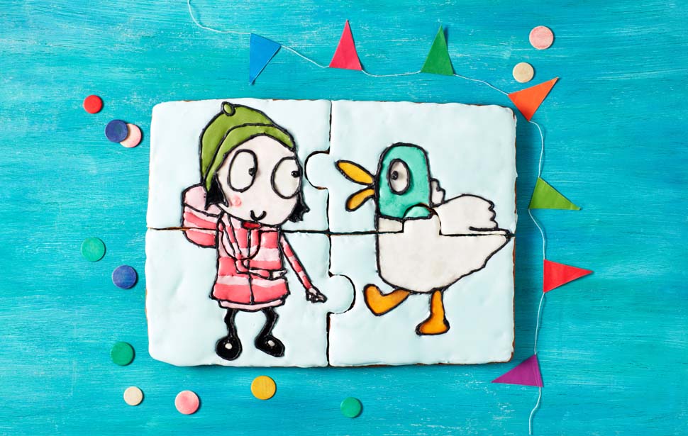 Sarah and Duck Handmade Gingerbread Jigsaw