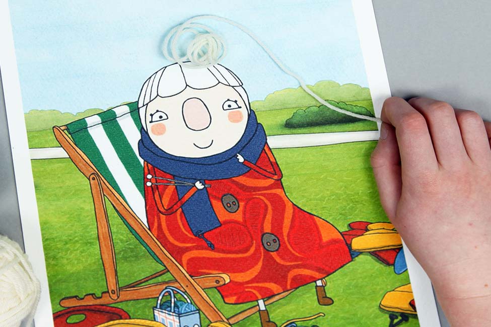 Sarah & Duck Scarf Lady's Hair Picture
