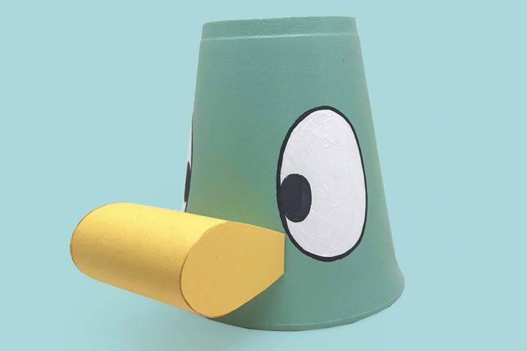 Duck Paper Cup Puppet - Sarah and Duck Official Website