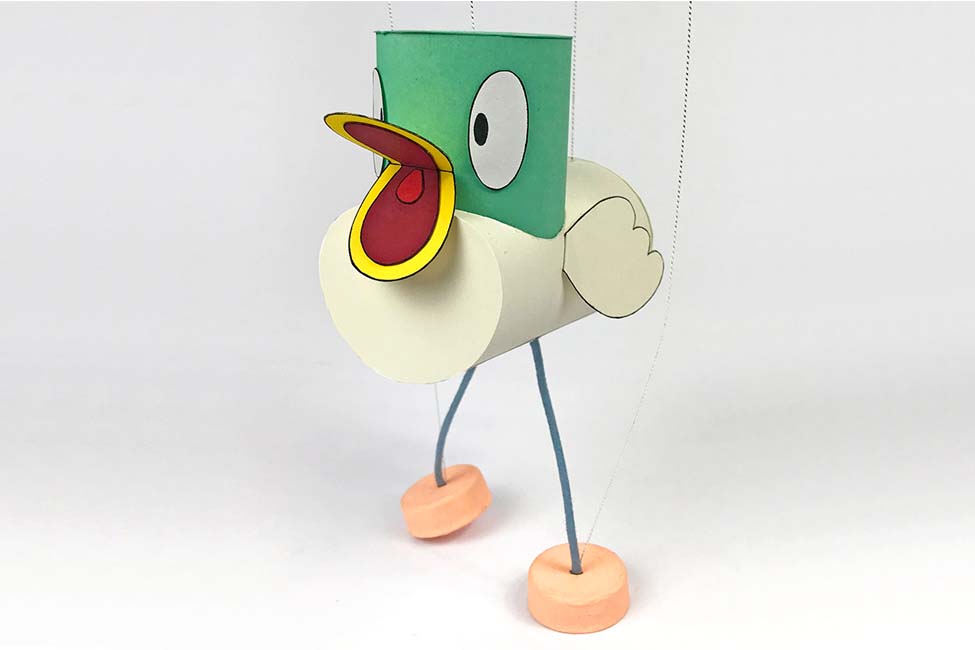 Sarah & Duck String Puppet