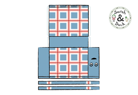 Bag Paper Craft Template